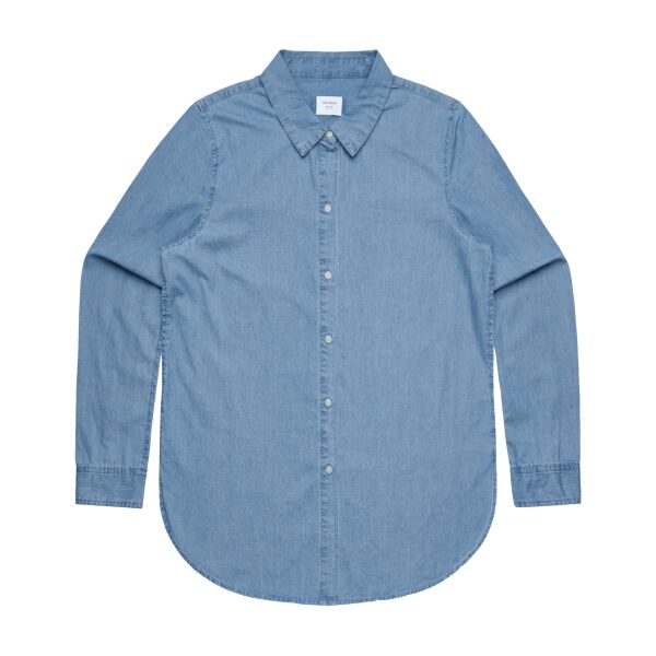 WOS BLUE DENIM SHIRT Thumbnail